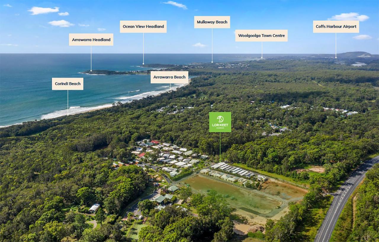 Lorikeet Holiday Park Arrawarra ภายนอก รูปภาพ